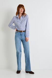 Chemise rayée femme