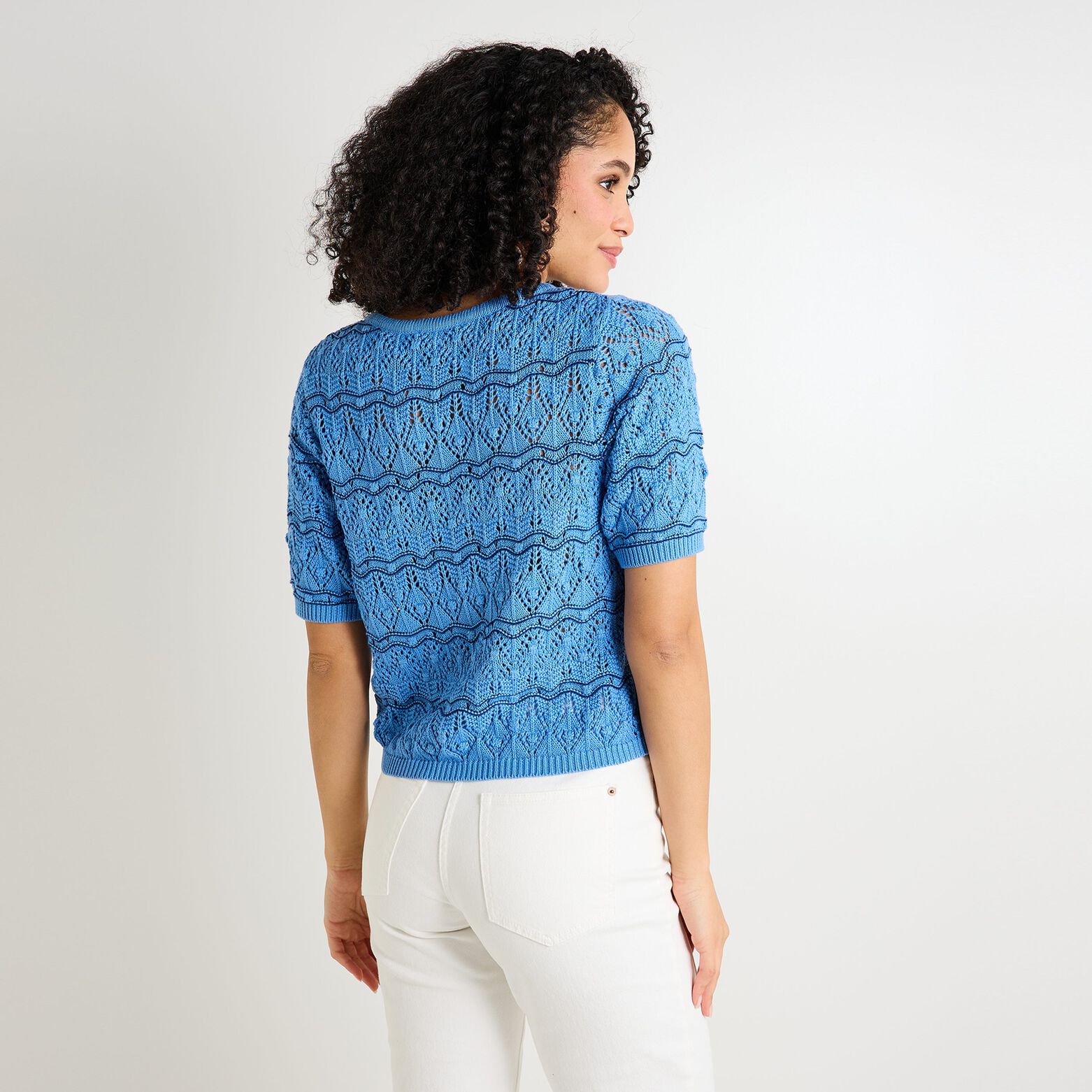 Gilet manches courtes femme