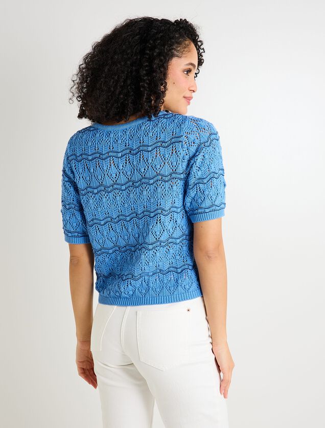 Gilet manches courtes femme