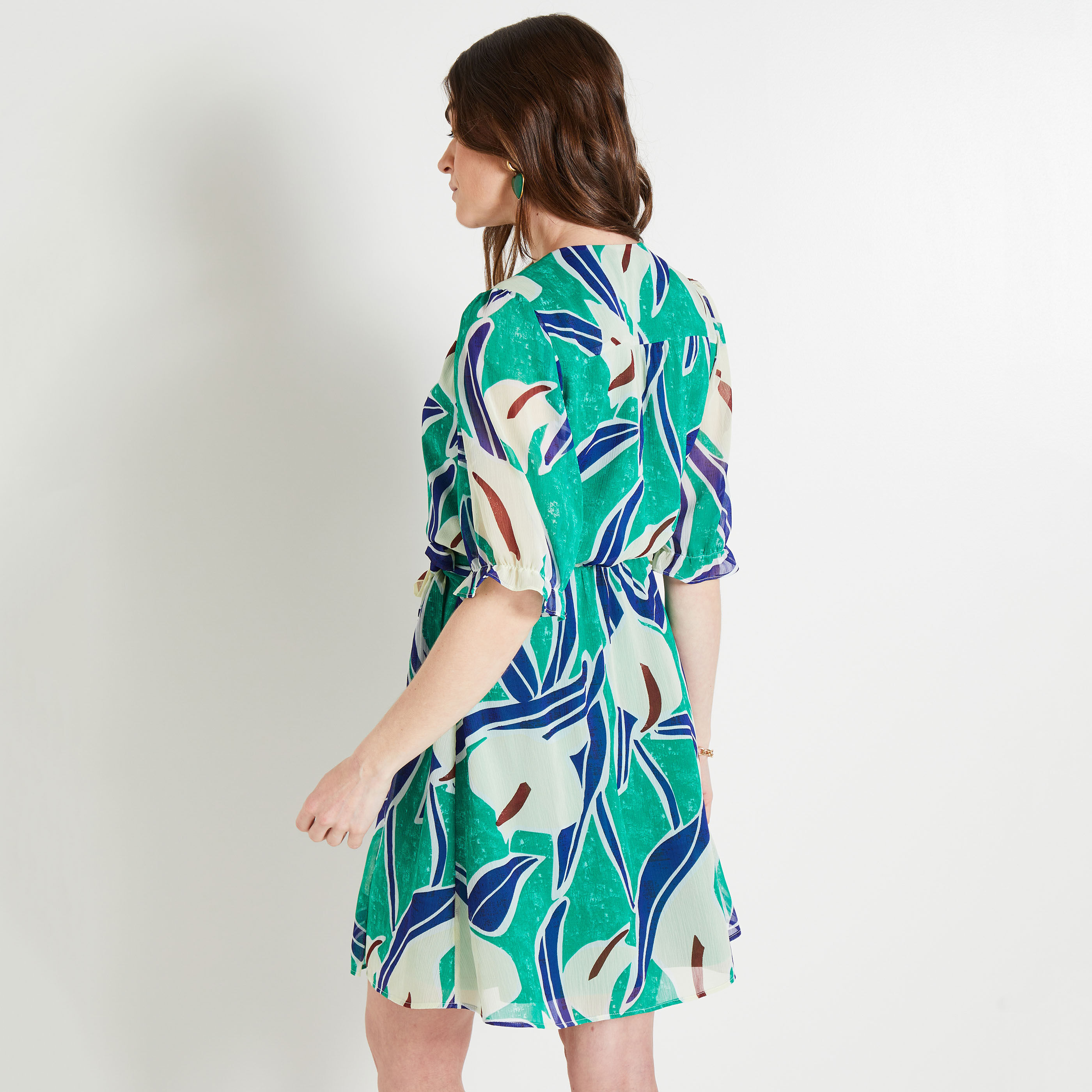 Robe cache-coeur femme