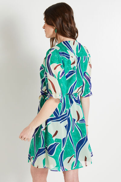 Robe cache-coeur femme