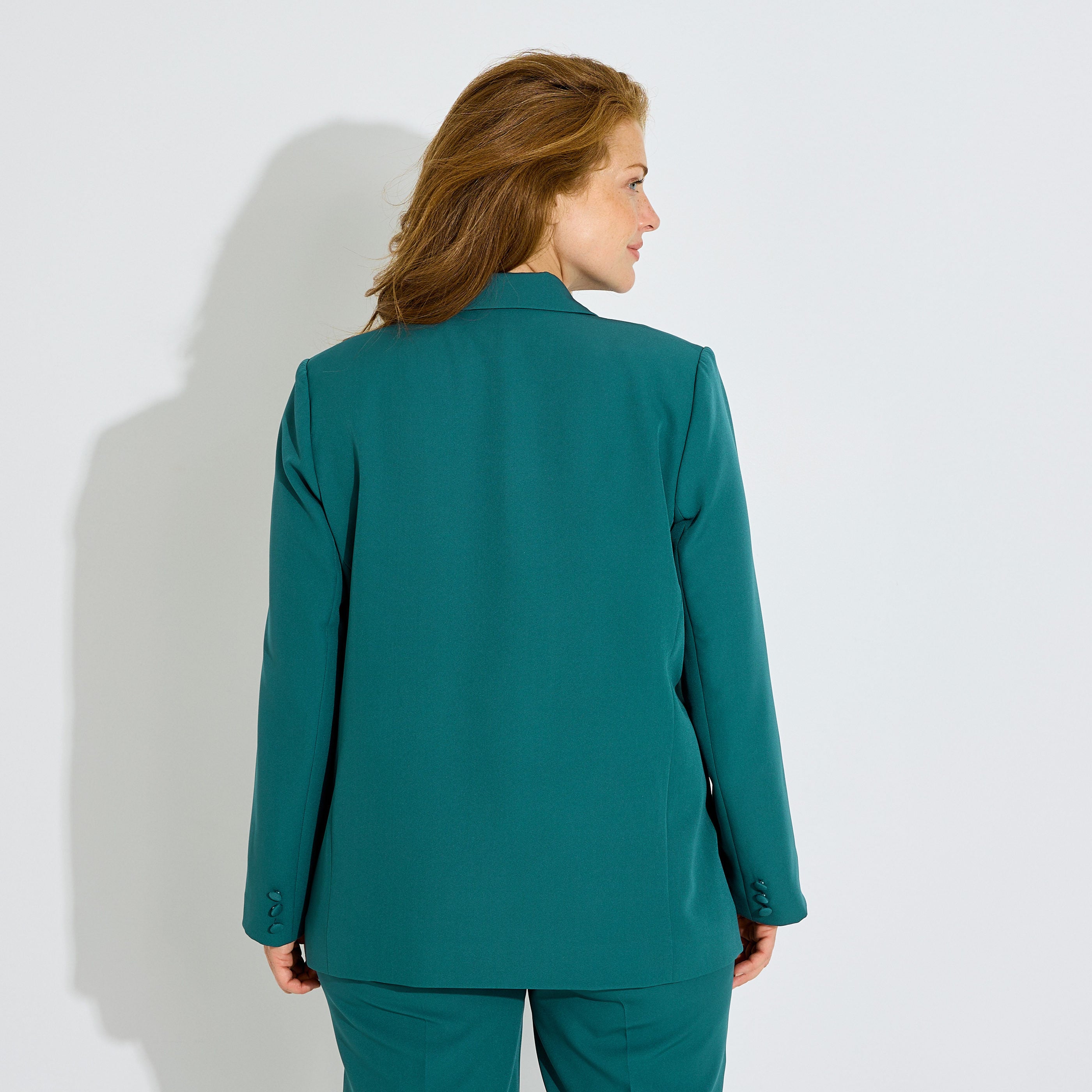 Veste blazer col tailleur femme