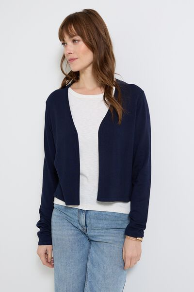 Gilet col V femme