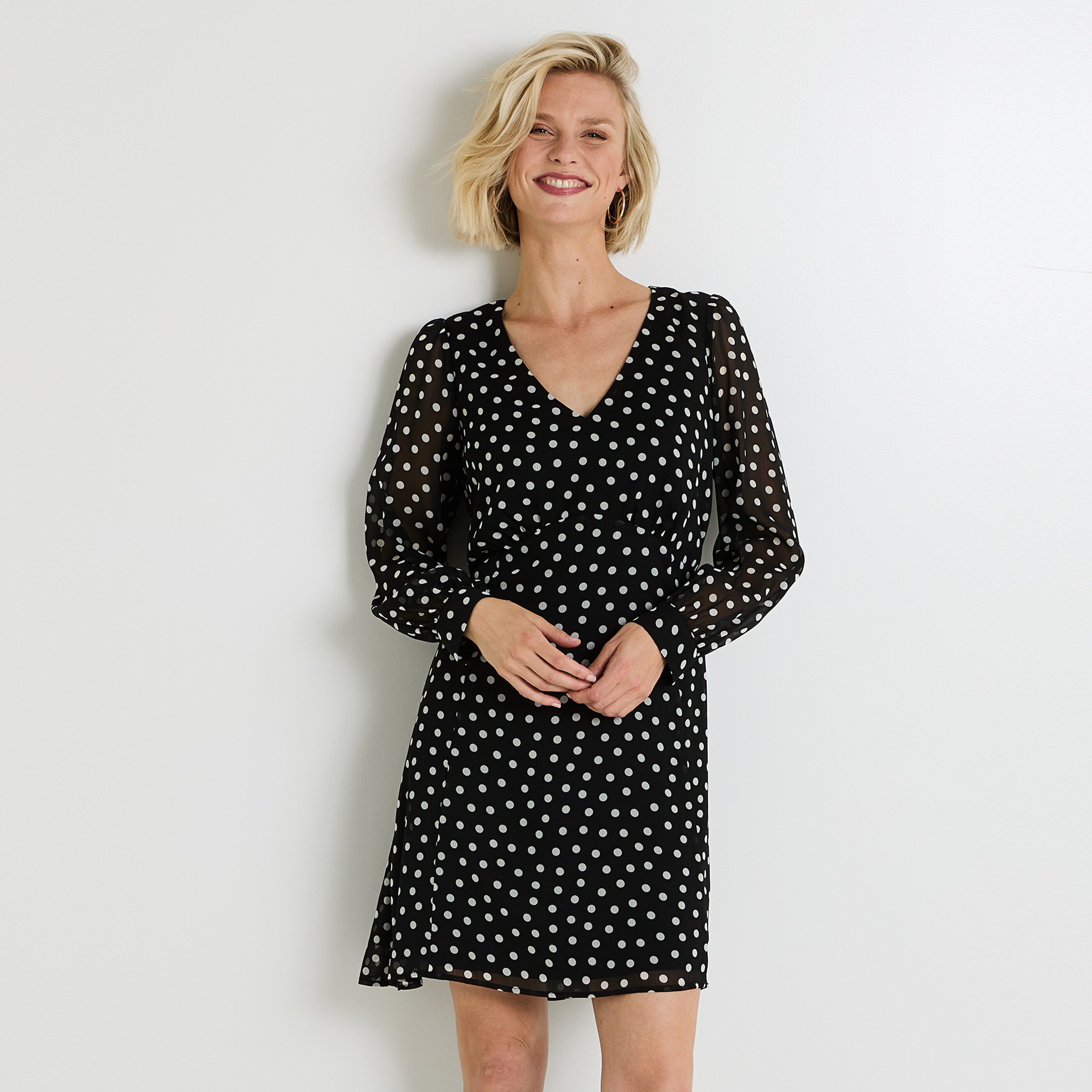 Robe imprim&eacute;e femme