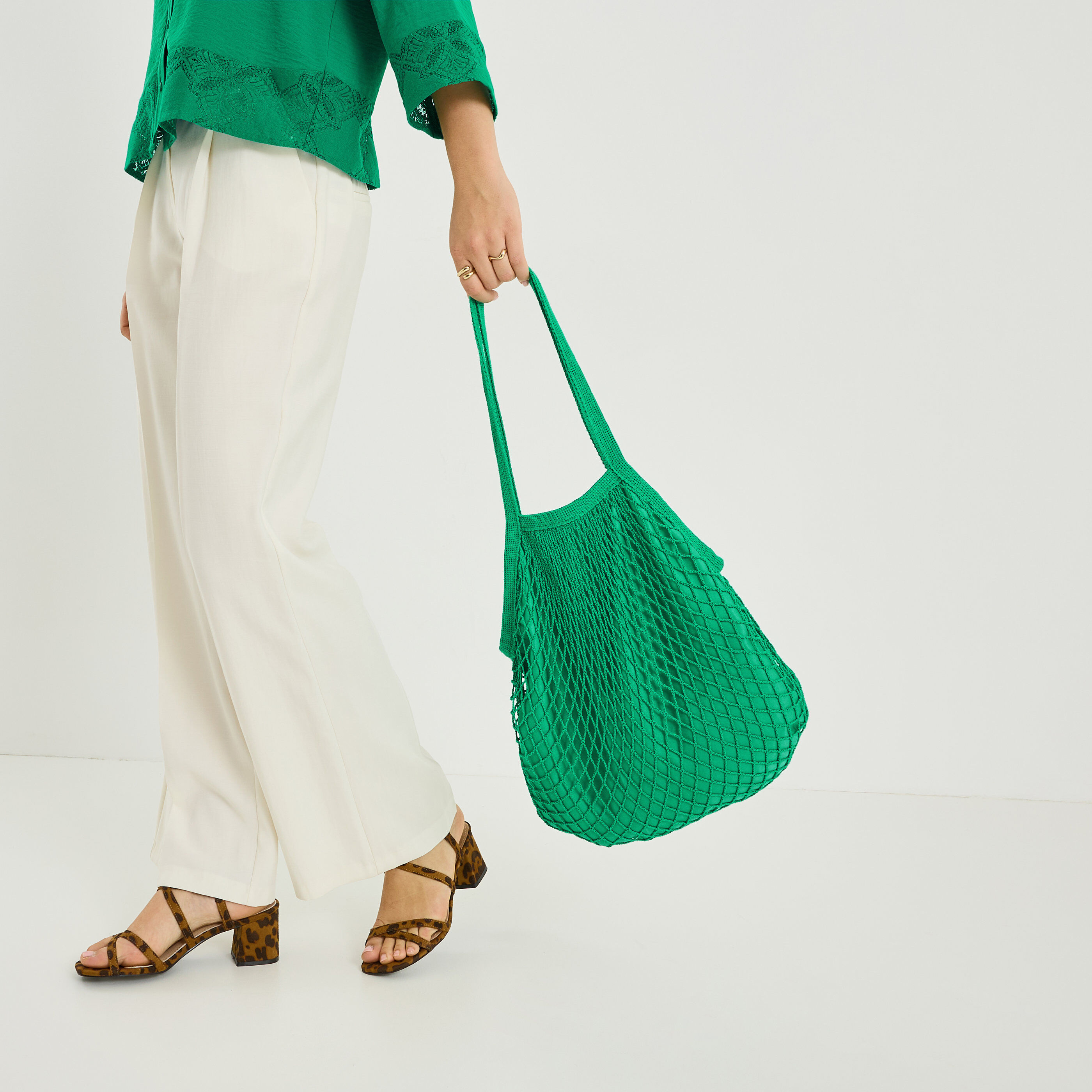 Sac filet avec doublure femme