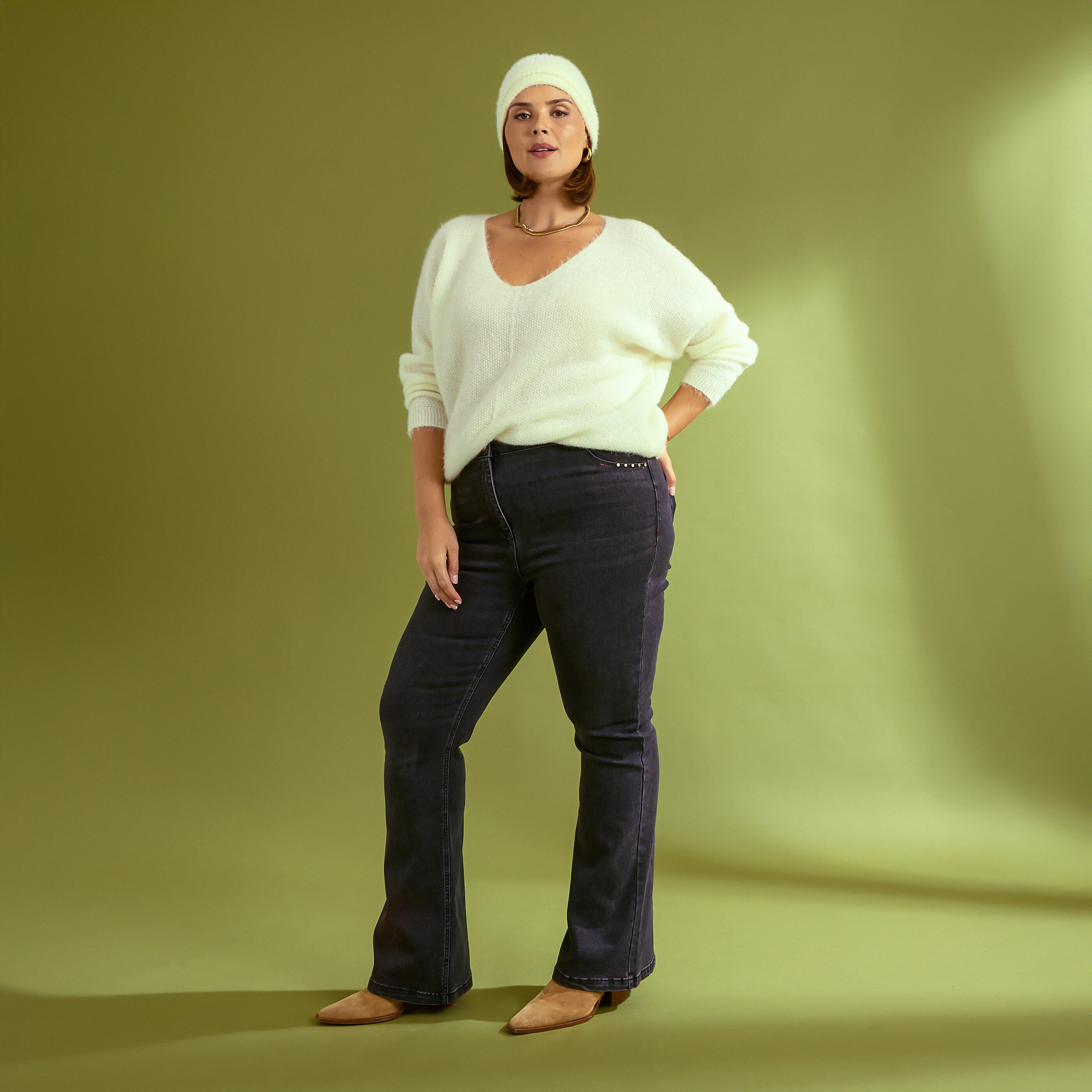 Jean bootcut CALVI B02 femme