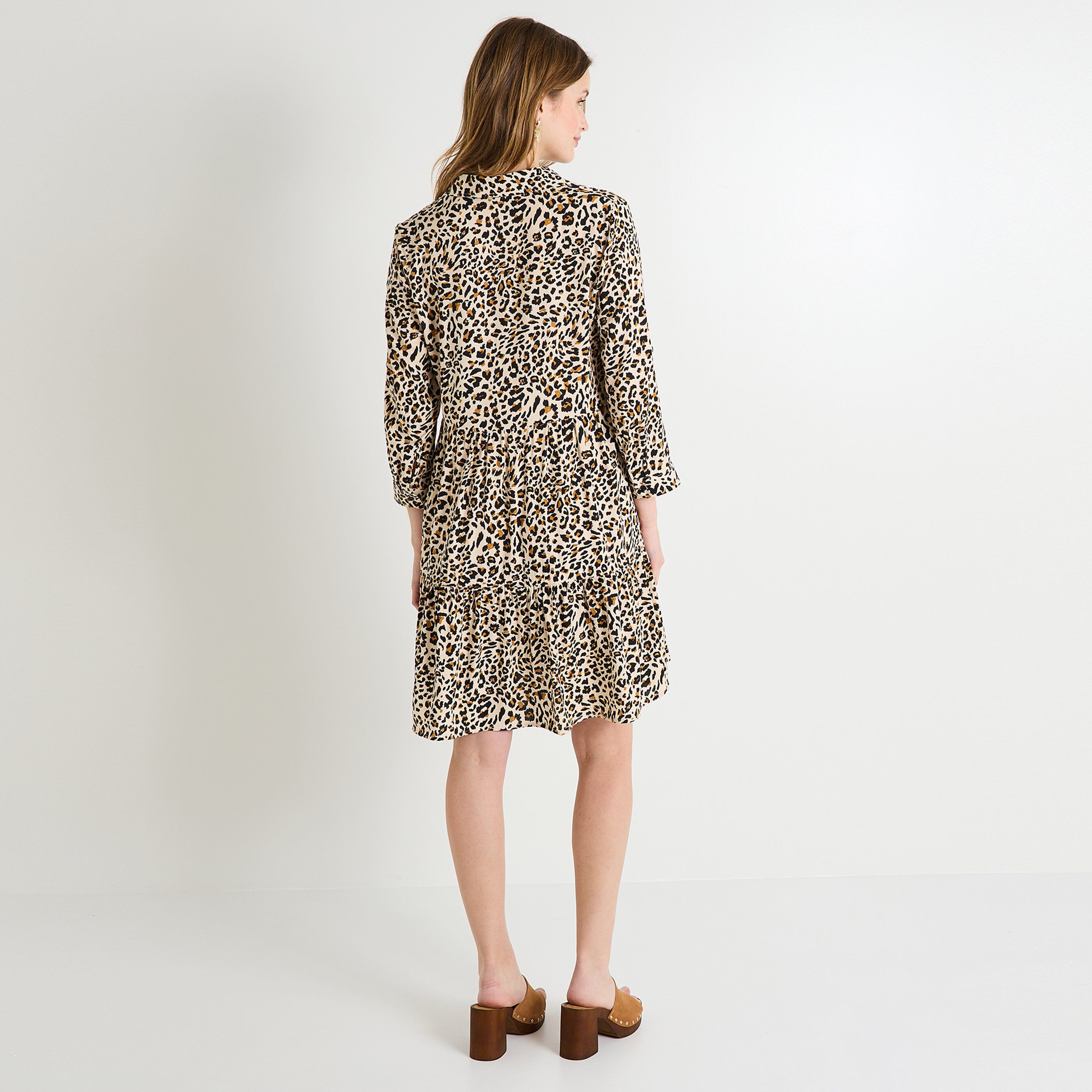 Robe imprim&eacute; animalier femme