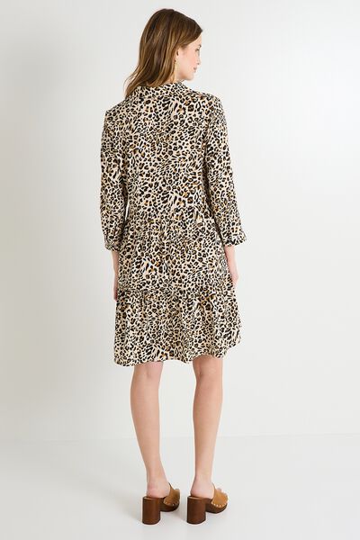 Robe imprimé animalier femme