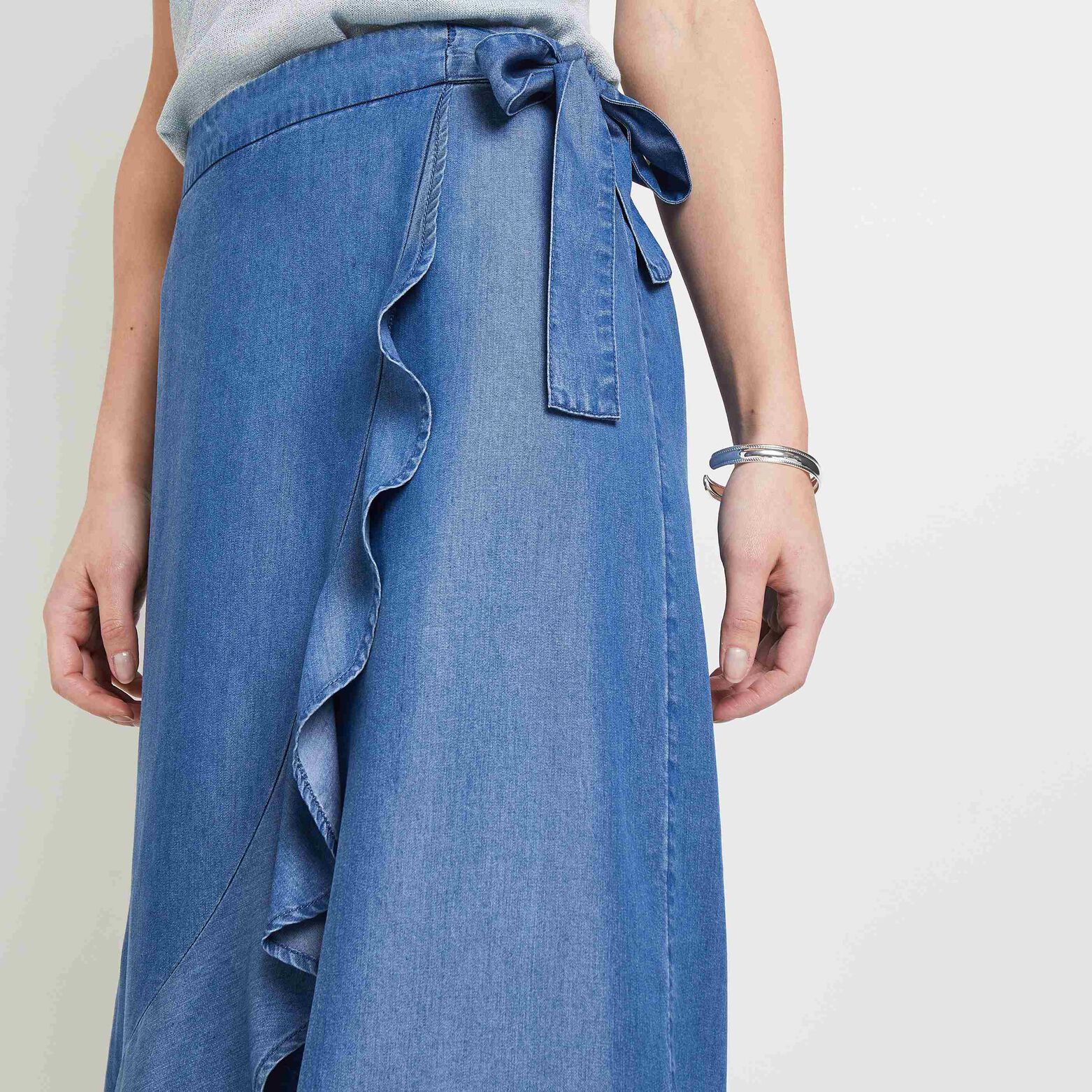 Jupe portefeuille femme