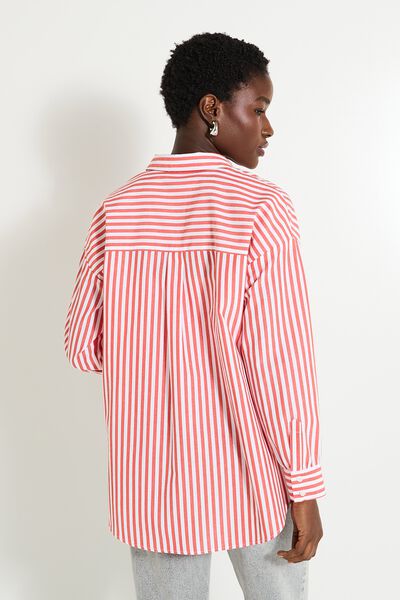 Chemise à rayures femme