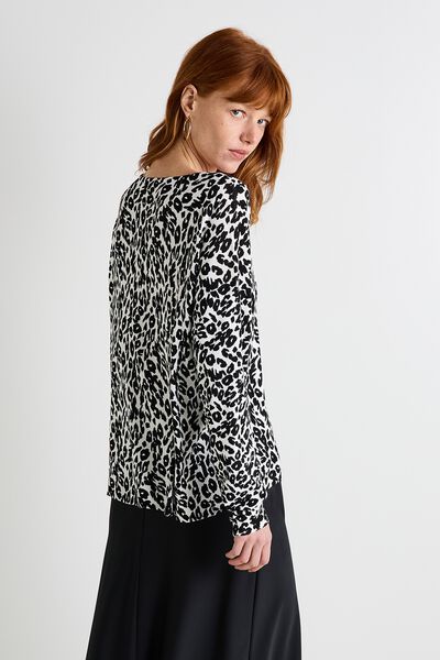 Pull col V femme