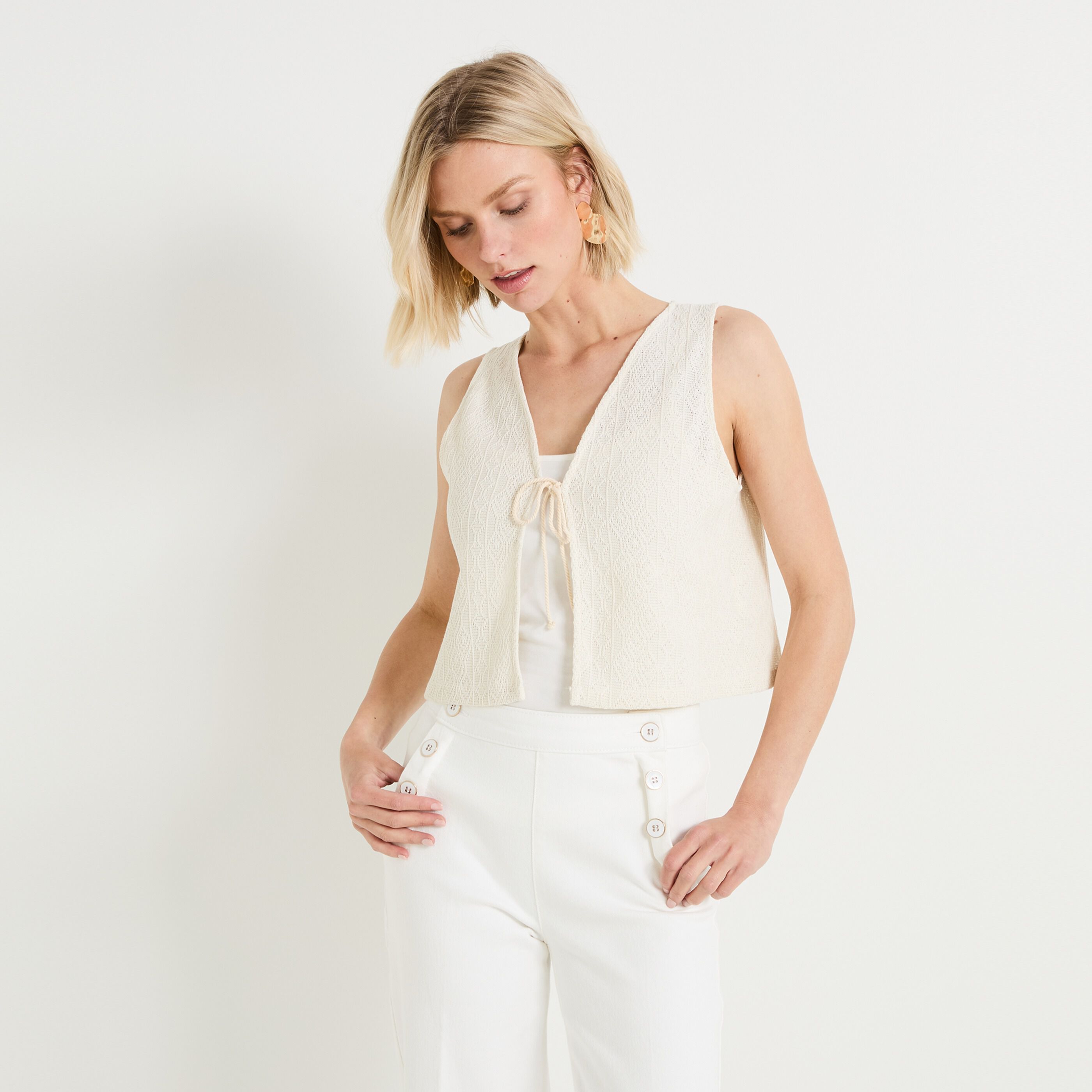 Gilet sans manches femme