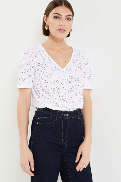 Tshirt ajouré femme