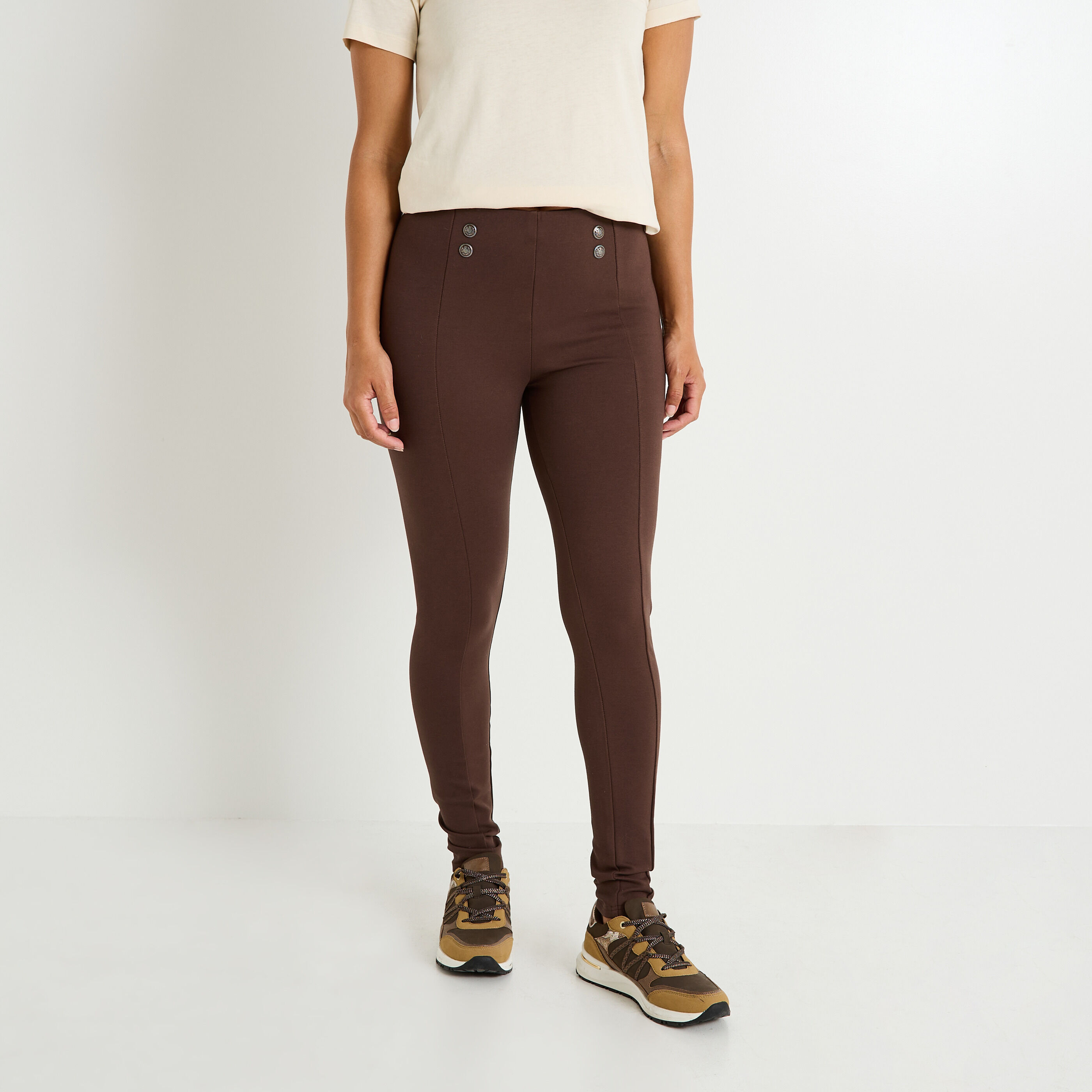 Legging milano taille &eacute;lastiqu&eacute;e femme