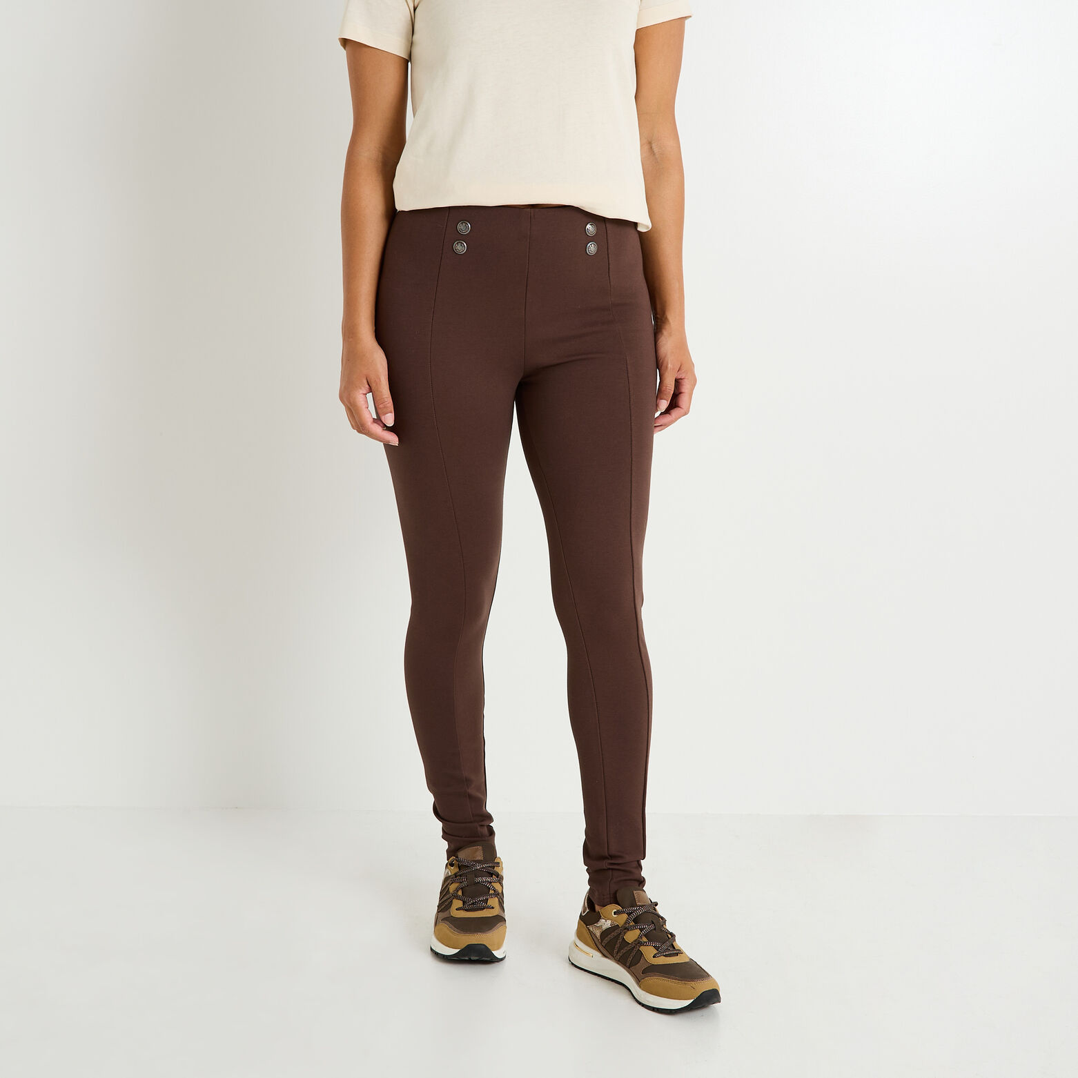 Legging milano taille élastiquée femme