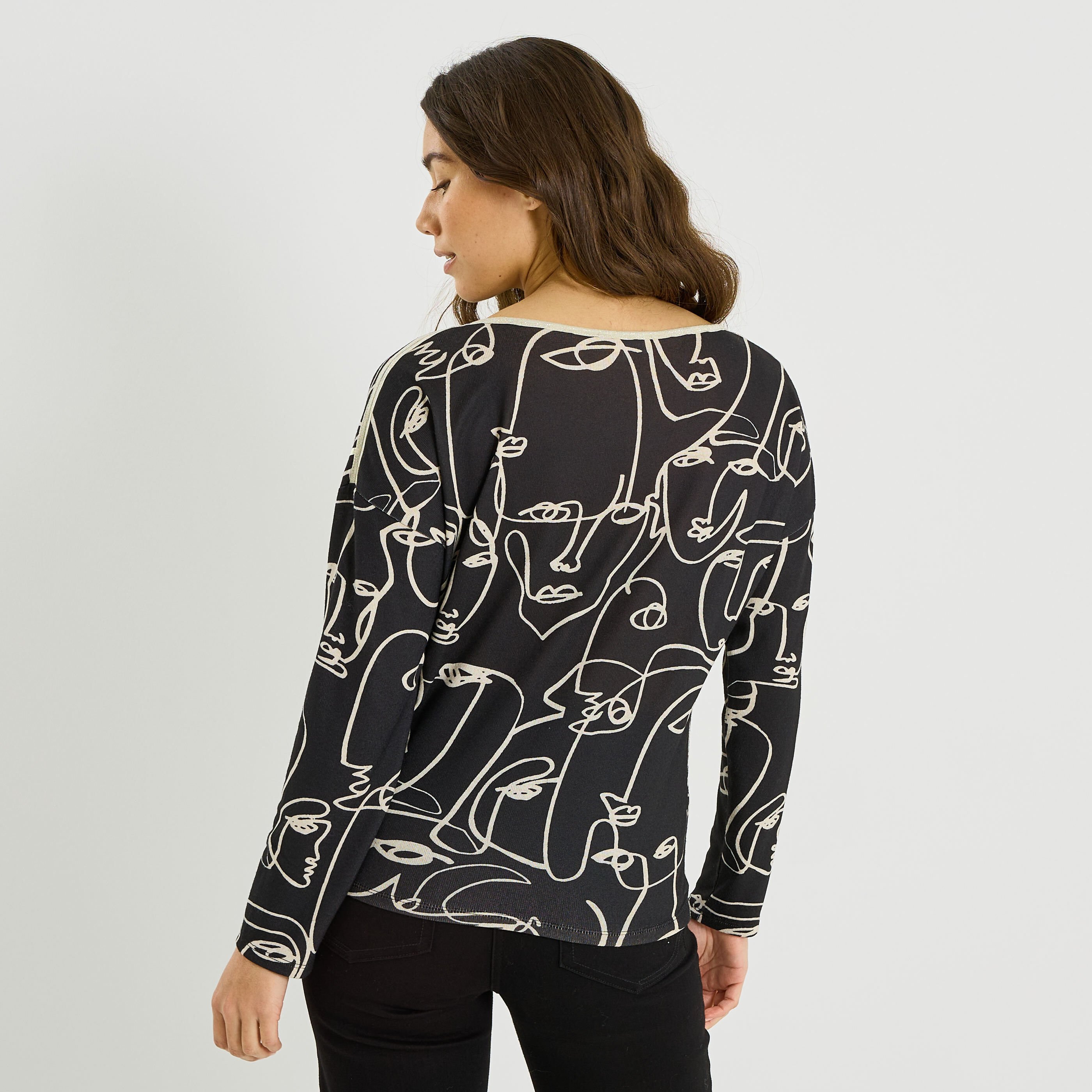 T-shirt manches longues femme