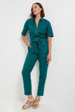 Combinaison pantalon zippée femme