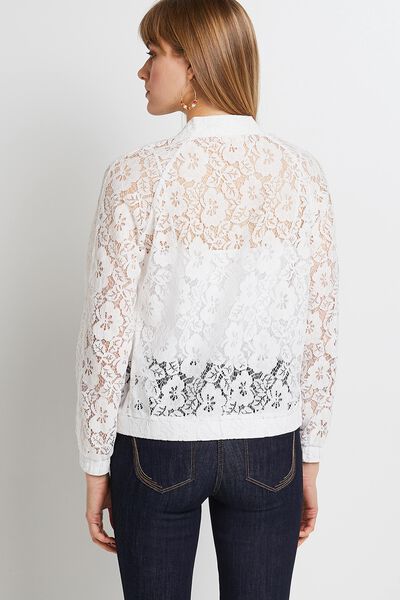 Bomber en dentelle