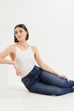 Jeans slim raccourci