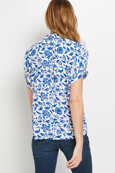 Chemise manches courtes femme
