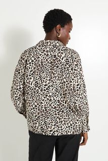 Chemise imprimé léopard femme