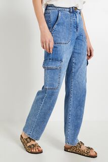 Jeans cargo MEGEVE femme