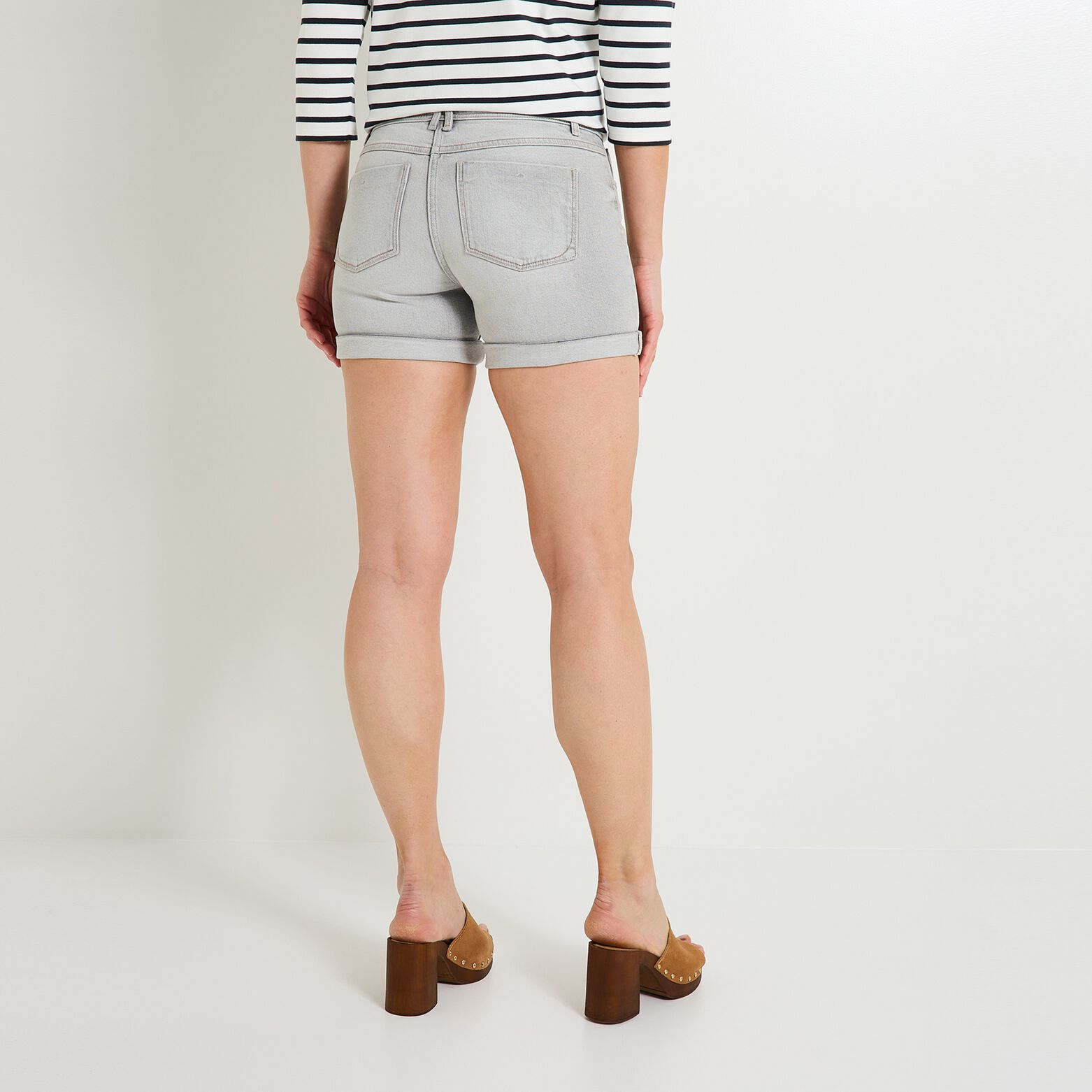 Short en jean femme