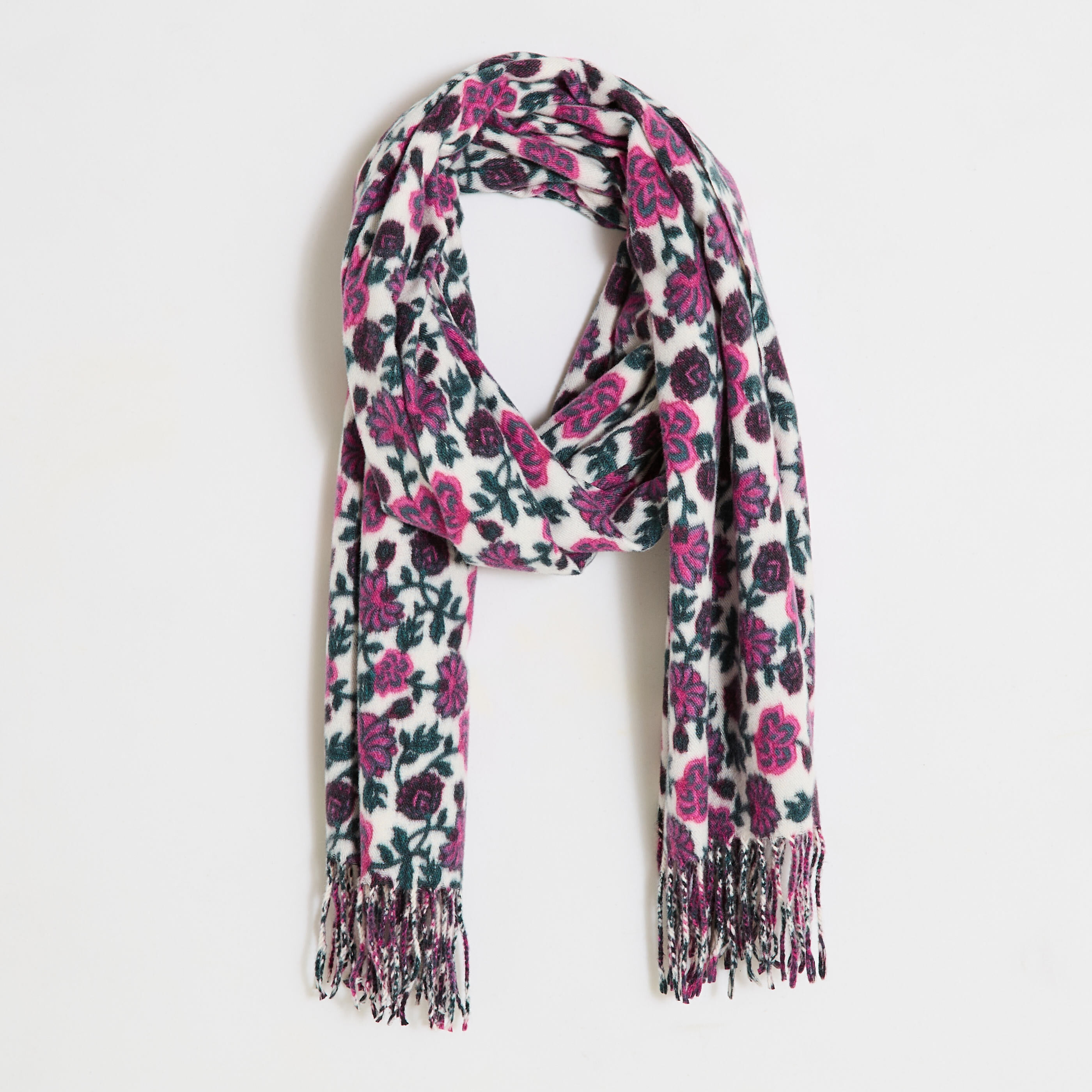 &Eacute;charpe motif fleuri