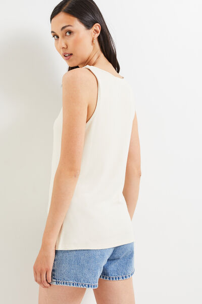 Débardeur maille fine femme