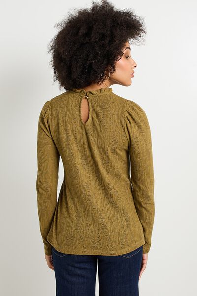 T-shirt col montant femme