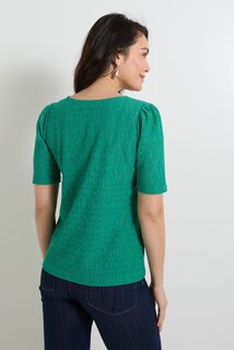 T-shirt col V femme