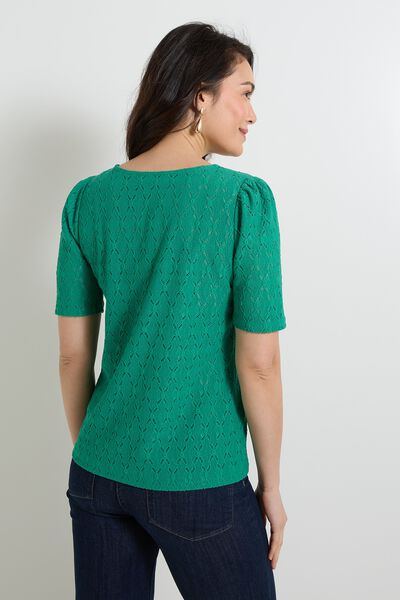 T-shirt col V femme