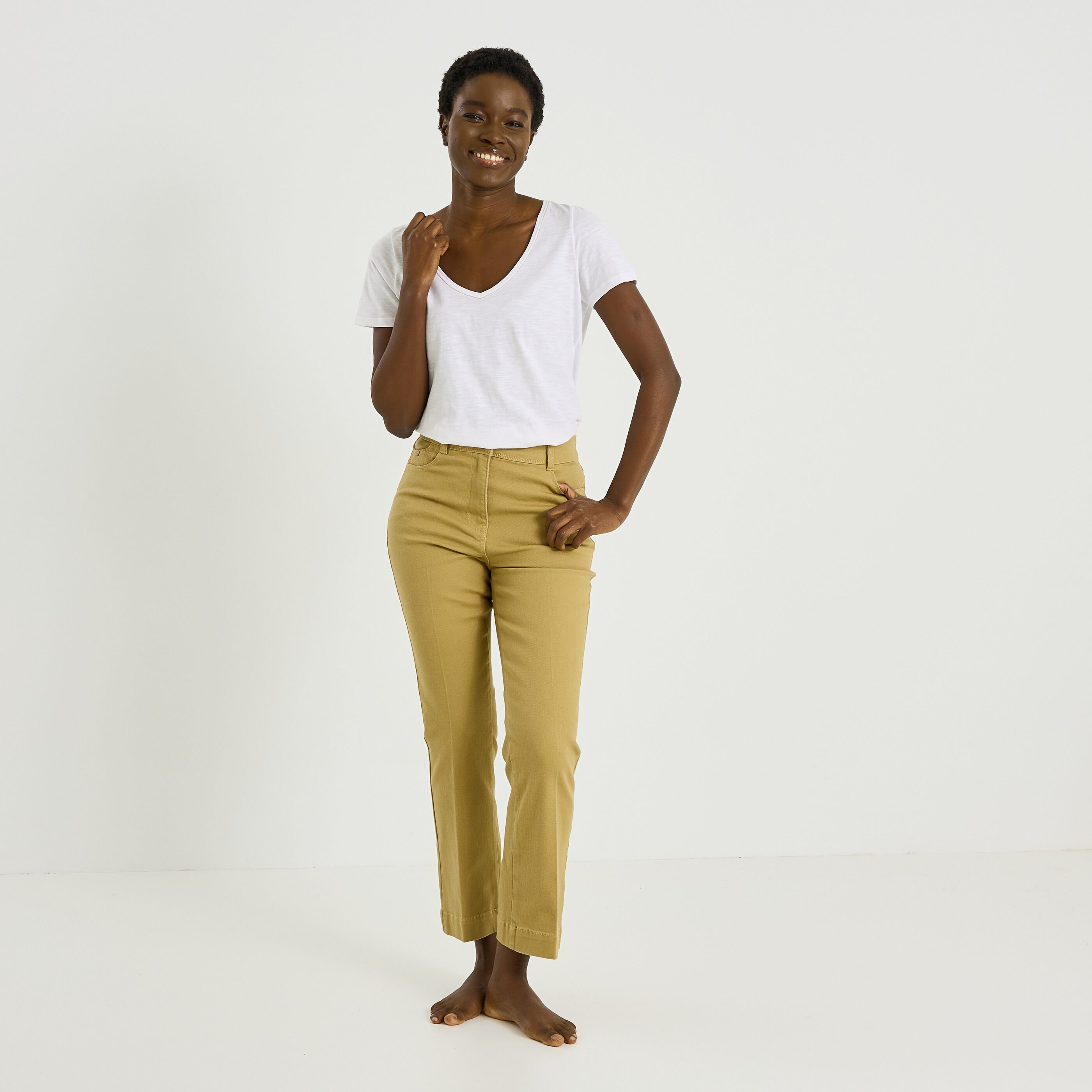 Jean bootcut raccourci TROPEZ RB02 femme