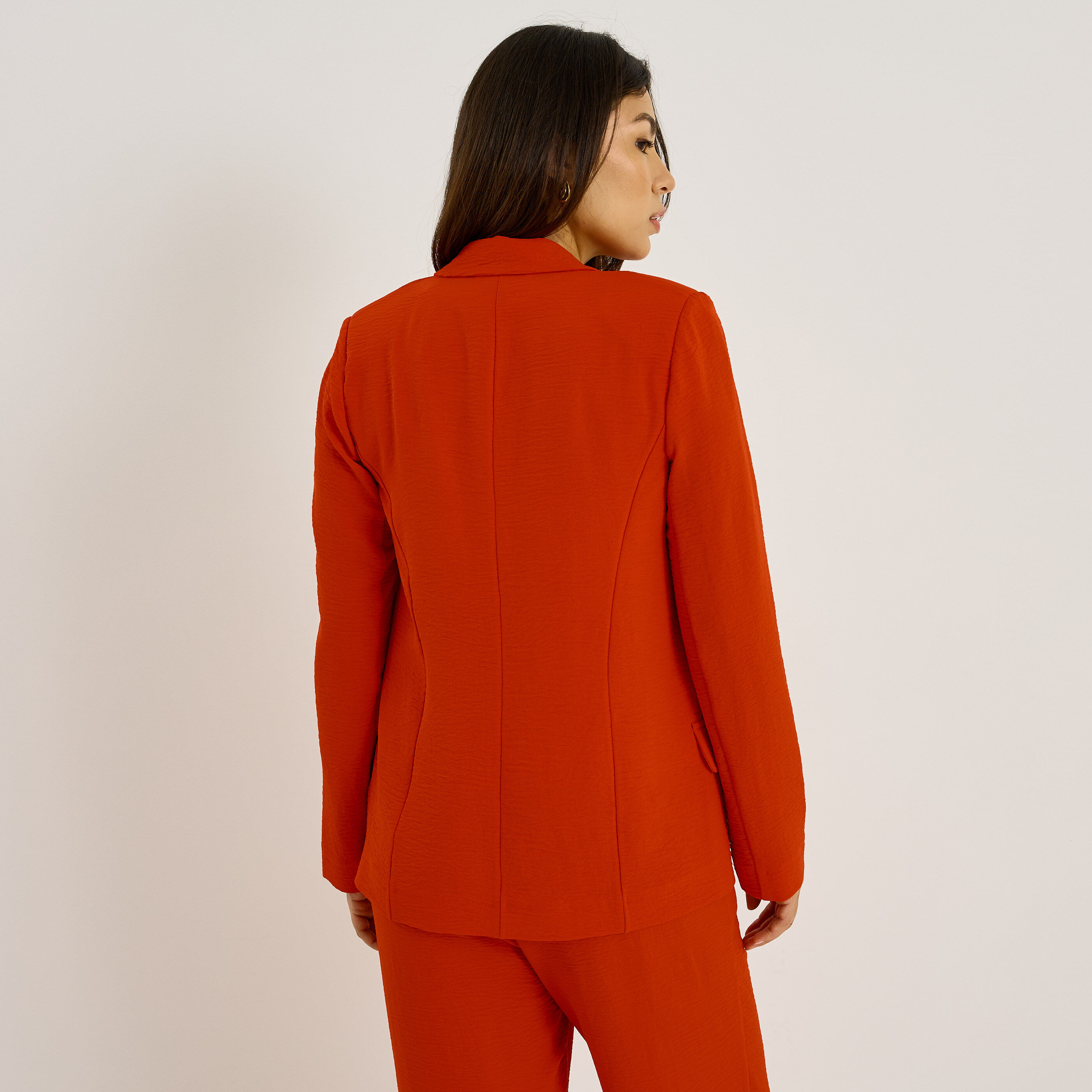 Veste fluide col tailleur femme