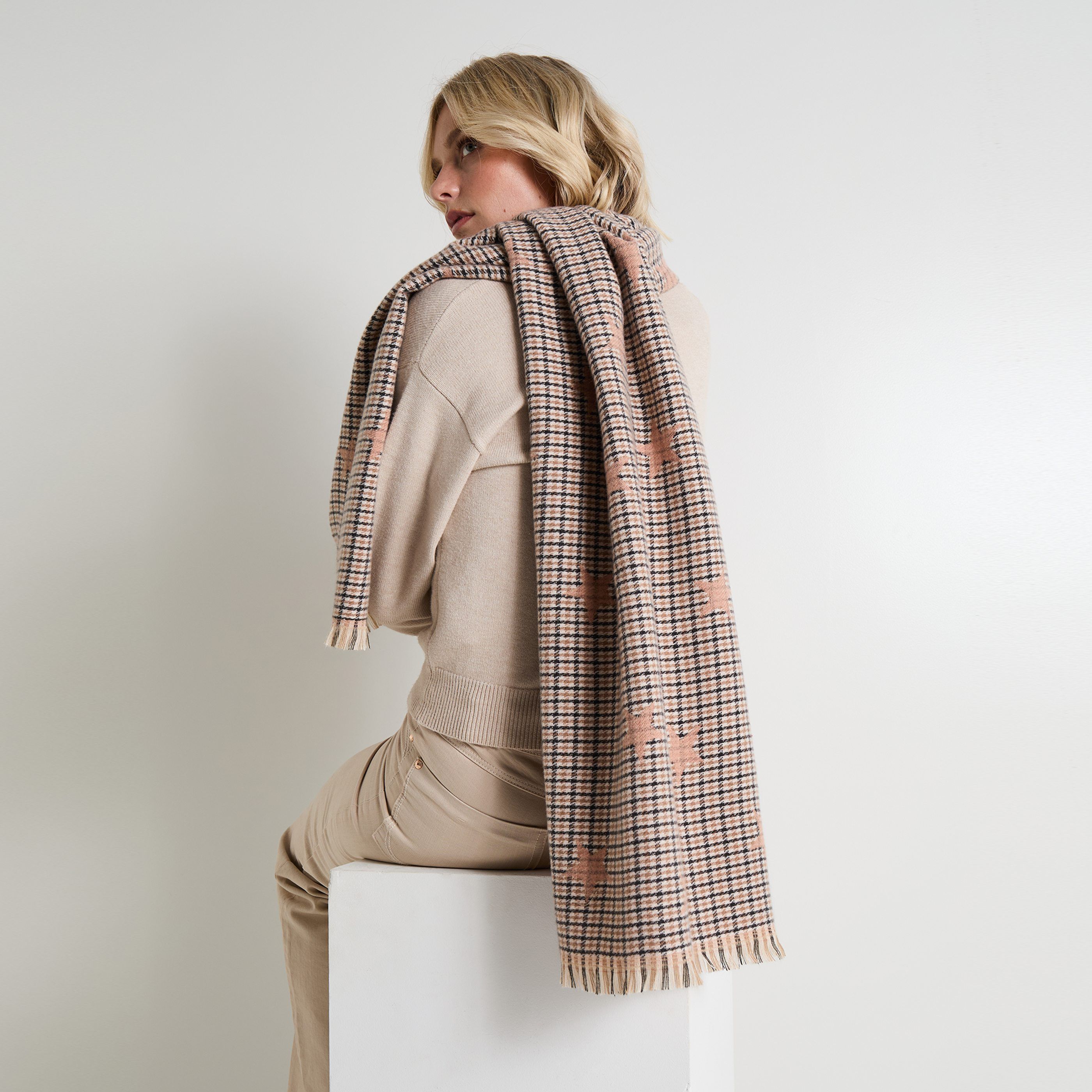 &Eacute;charpe imprim&eacute;e femme