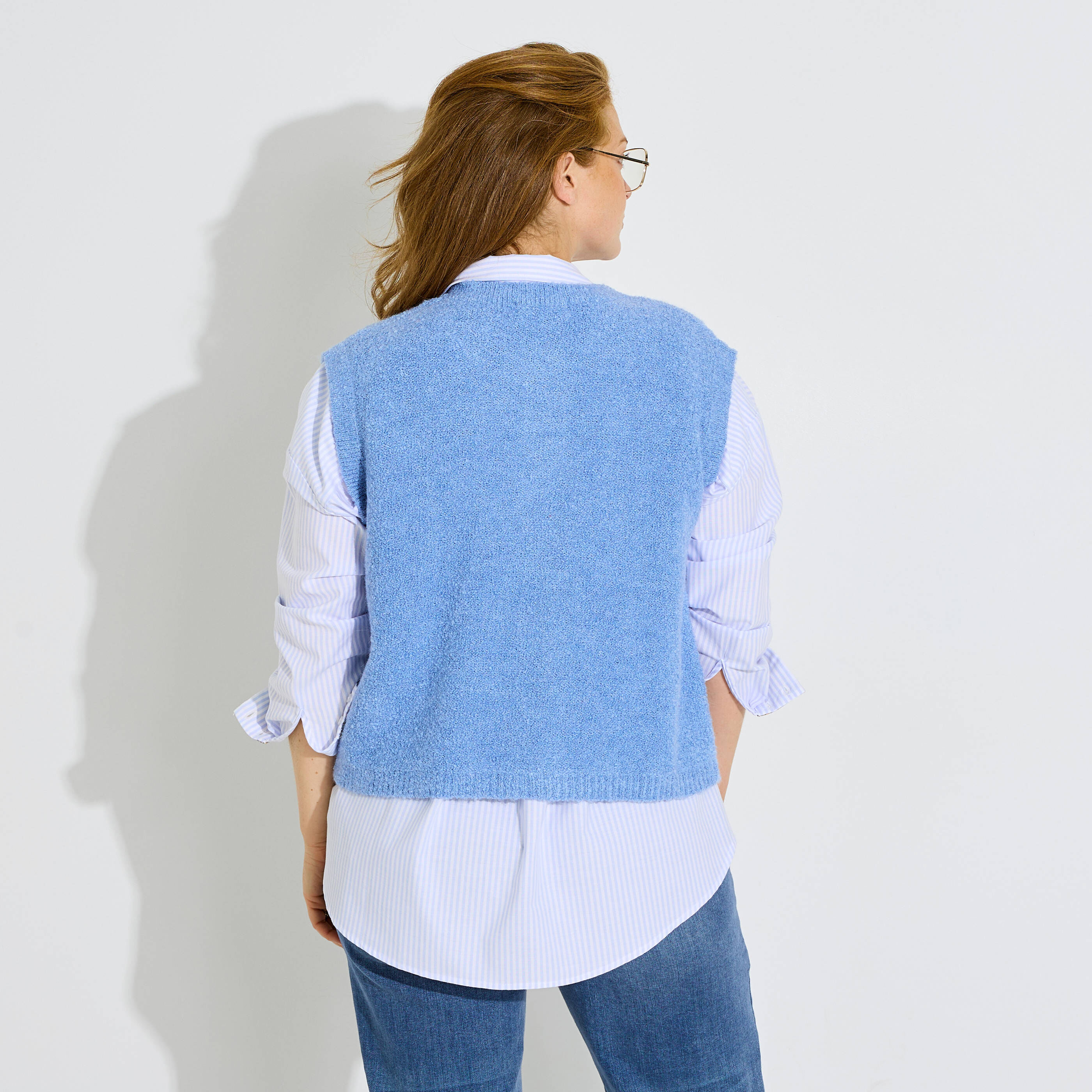 Gilet sans manches uni femme