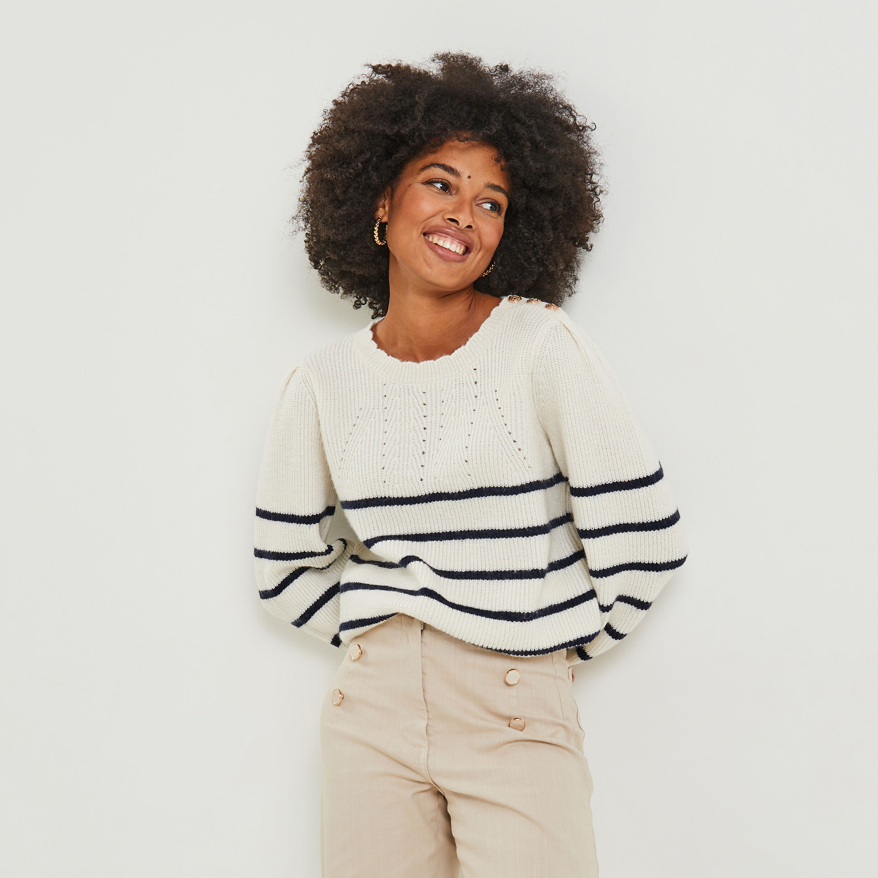 Pull marini re femme Graindemalice