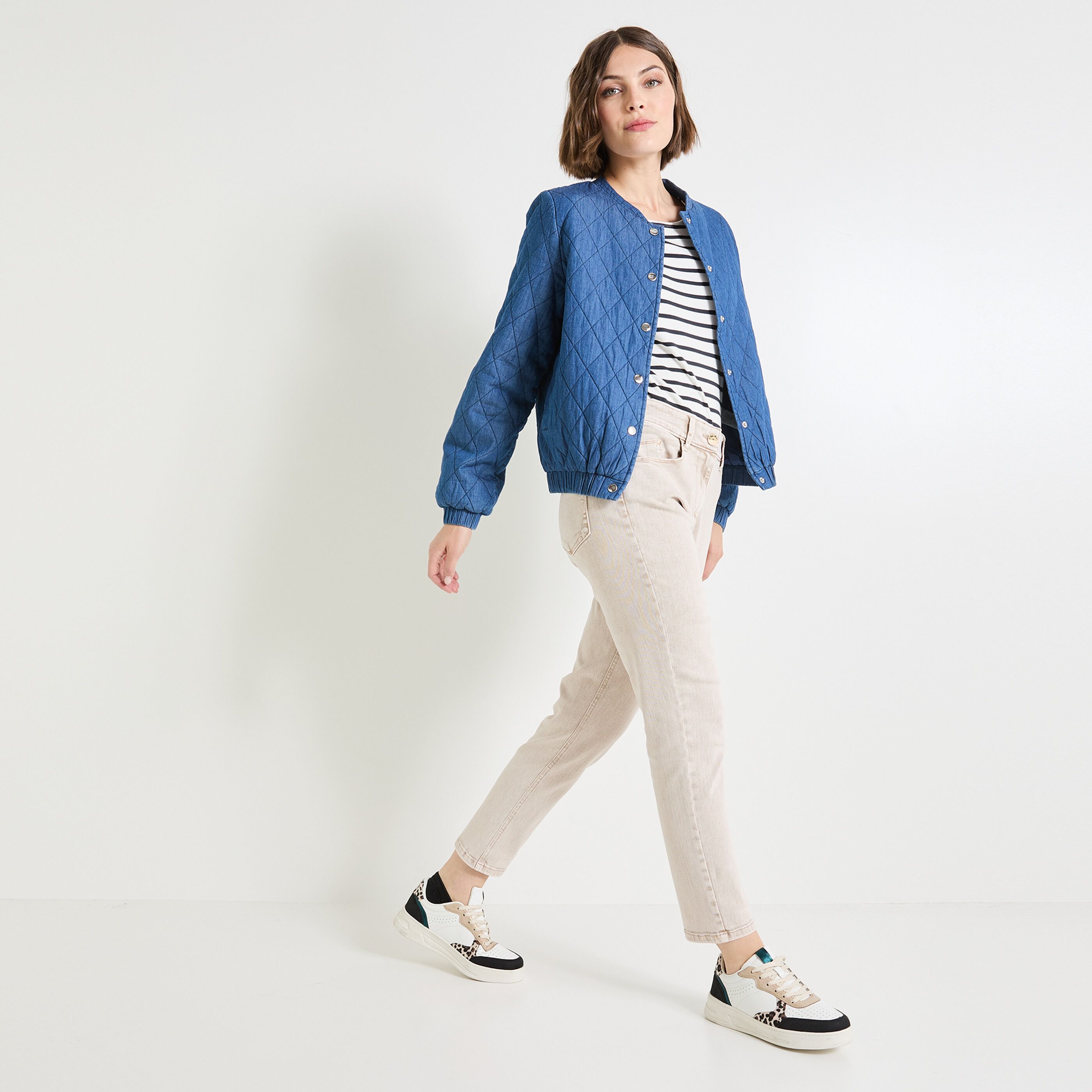 Bombers jean femme on sale