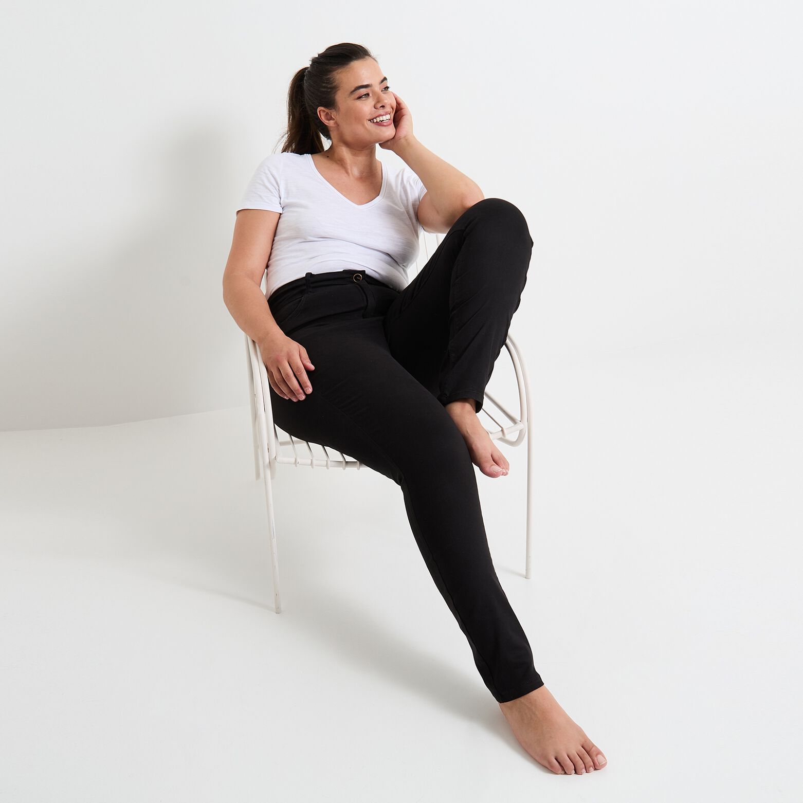 Jean slim taille haute MILAN femme