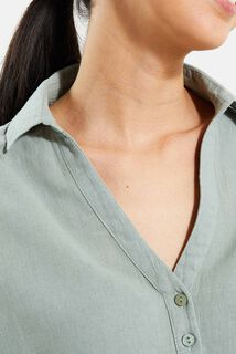 Blouse en coton et lin femme 