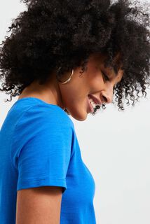 Tshirt basique col V femme