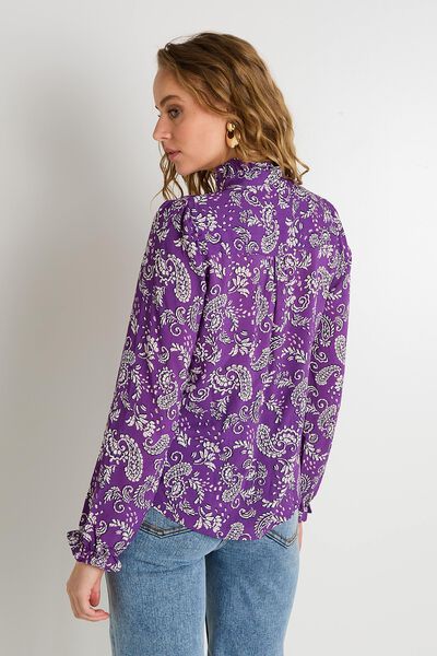 Chemise imprimée femme