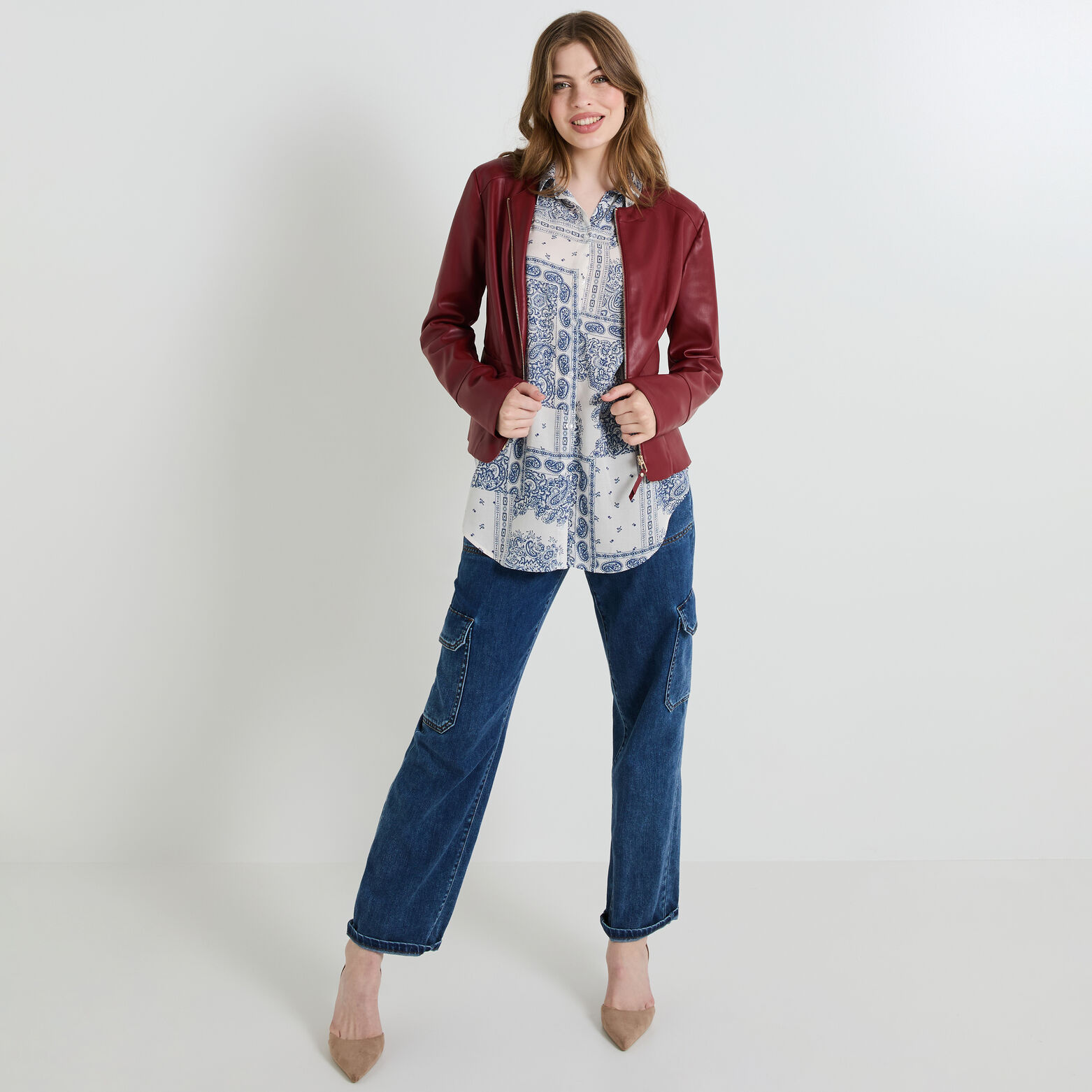 Veste simili femme