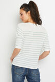 Gilet rayures femme