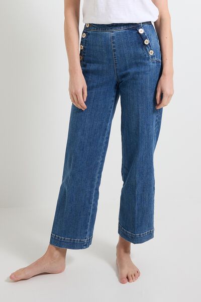 Jean flare POMPON F02 femme