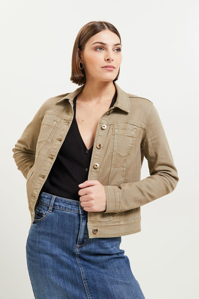 Veste en jean femme