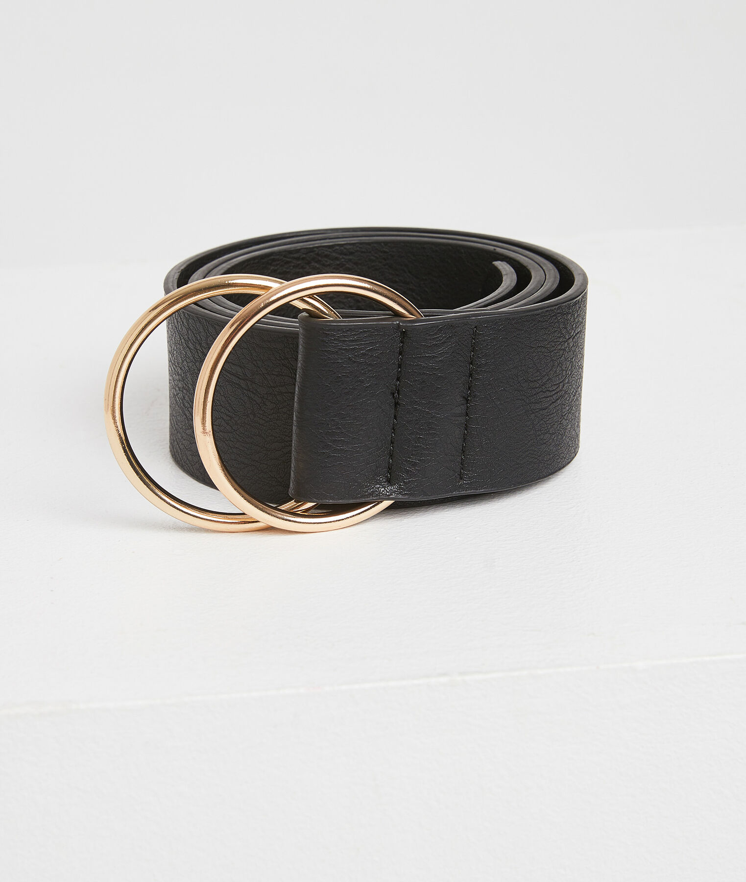 Ceinture à double boucle femme