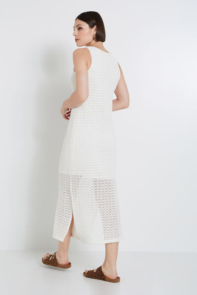 Robe longue crochet femme