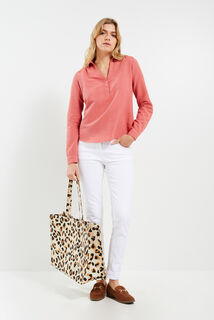 Blouse en coton et lin femme 