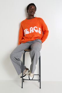 Pull col rond femme